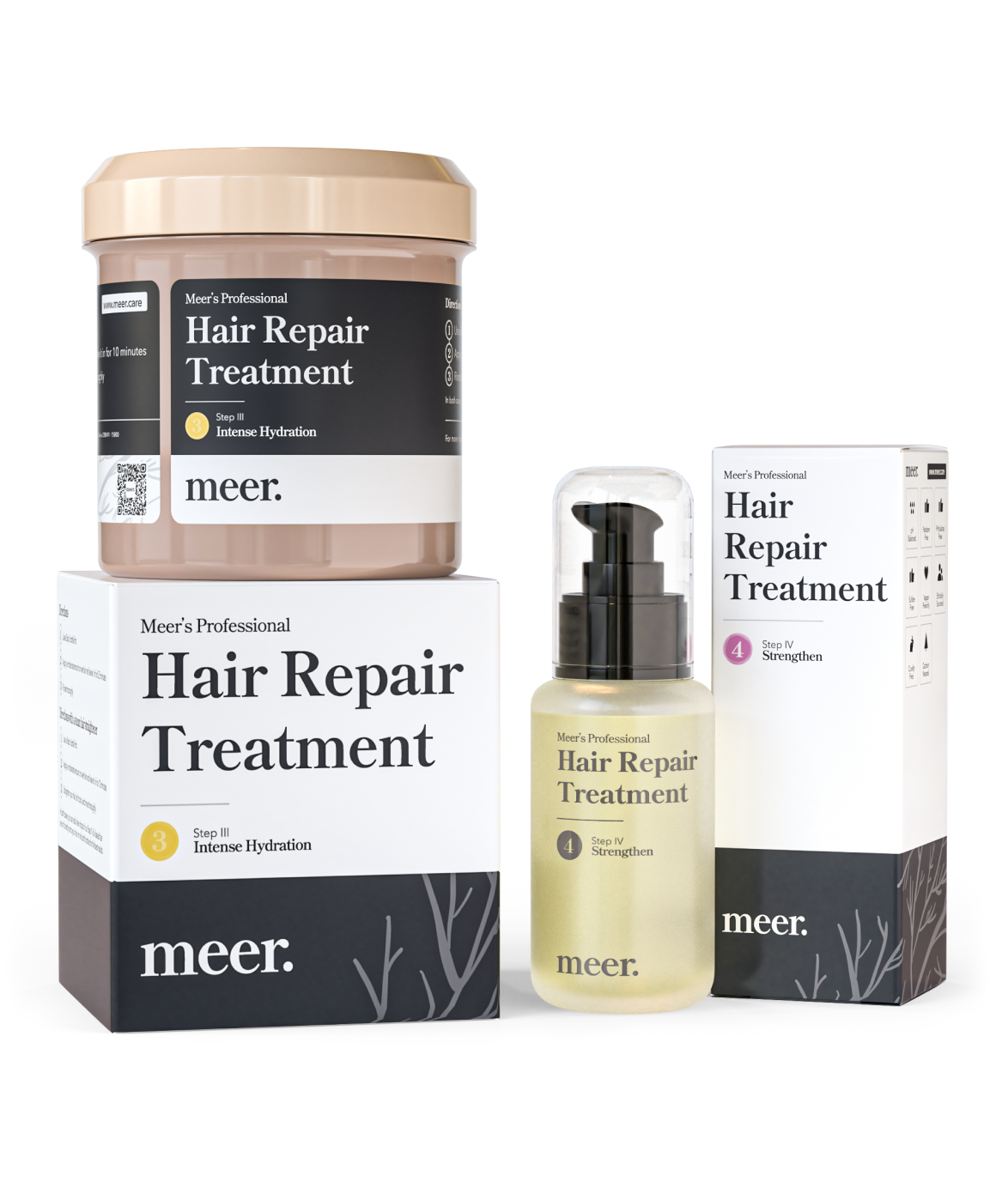 meer. Nachsorgeset (Maske 500 ml und Ölserum 50 ml)