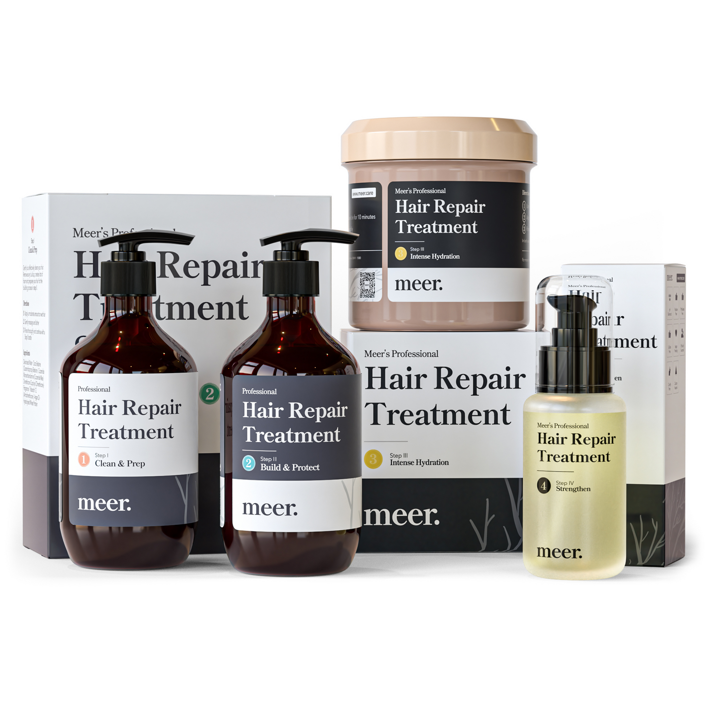 meer. Complete set for damaged hair