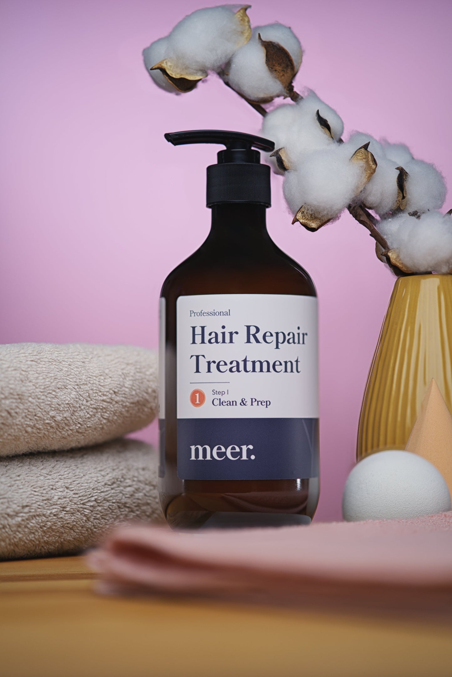 meer. Step 1 - Cleaning and preparation (Shampoo 500ml)